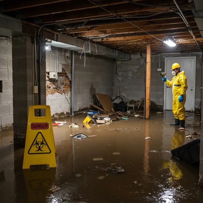 Flooded Basement Electrical Hazard in Lihue, HI Property